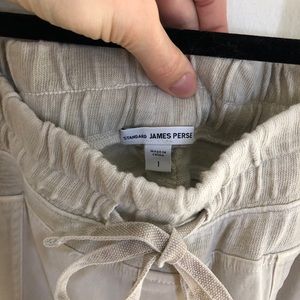 James Perse Mixed Media Joggers